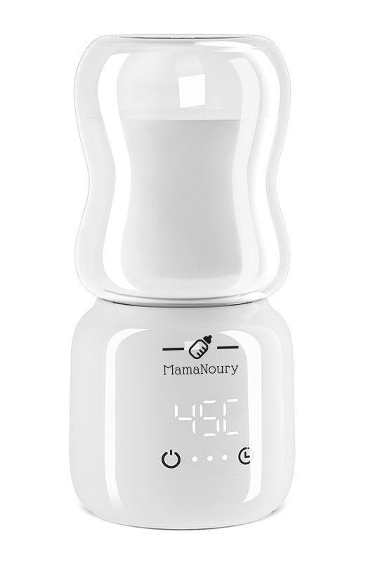 MamaNoury® Portable Baby Bottle Warmer — Elegant. Cordless. Travel-Ready.