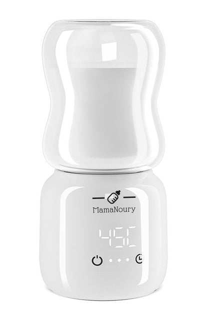 MamaNoury® Portable Baby Bottle Warmer — Elegant. Cordless. Travel-Ready.