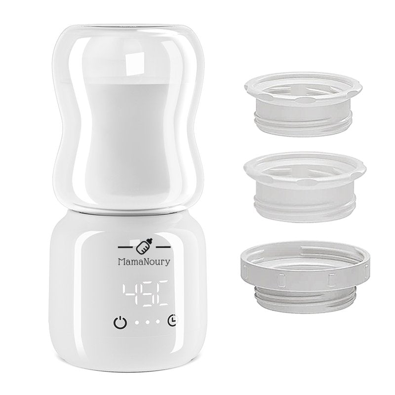 MamaNoury® Portable Baby Bottle Warmer — Elegant. Cordless. Travel-Ready.