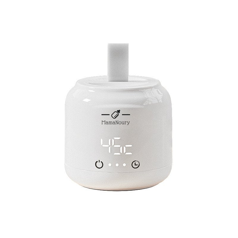MamaNoury® Portable Baby Bottle Warmer — Elegant. Cordless. Travel-Ready.